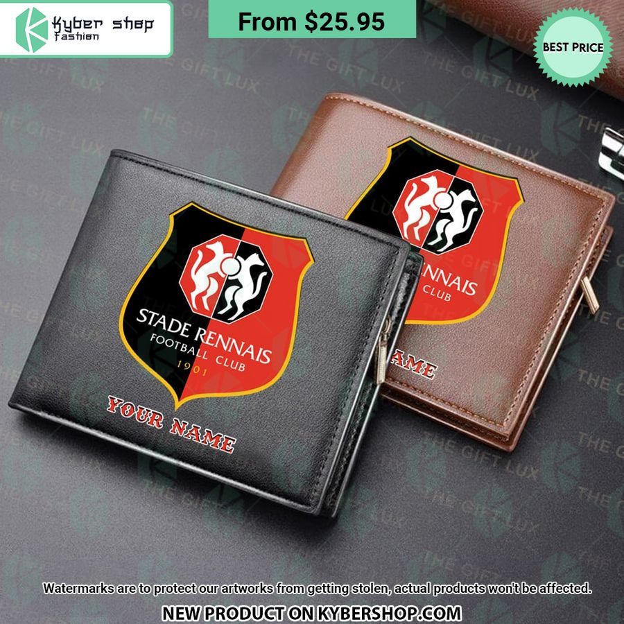 Stade Rennais FC CUSTOM Leather Wallet
