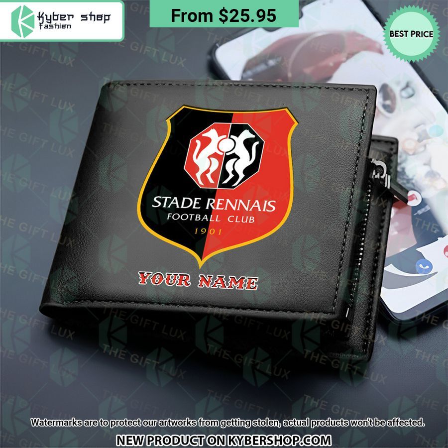 Stade Rennais FC CUSTOM Leather Wallet