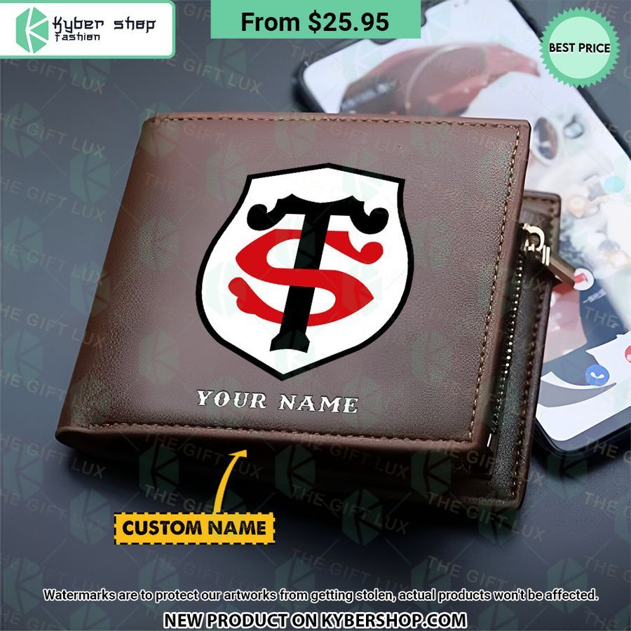 Stade Toulousain CUSTOM Leather Wallet