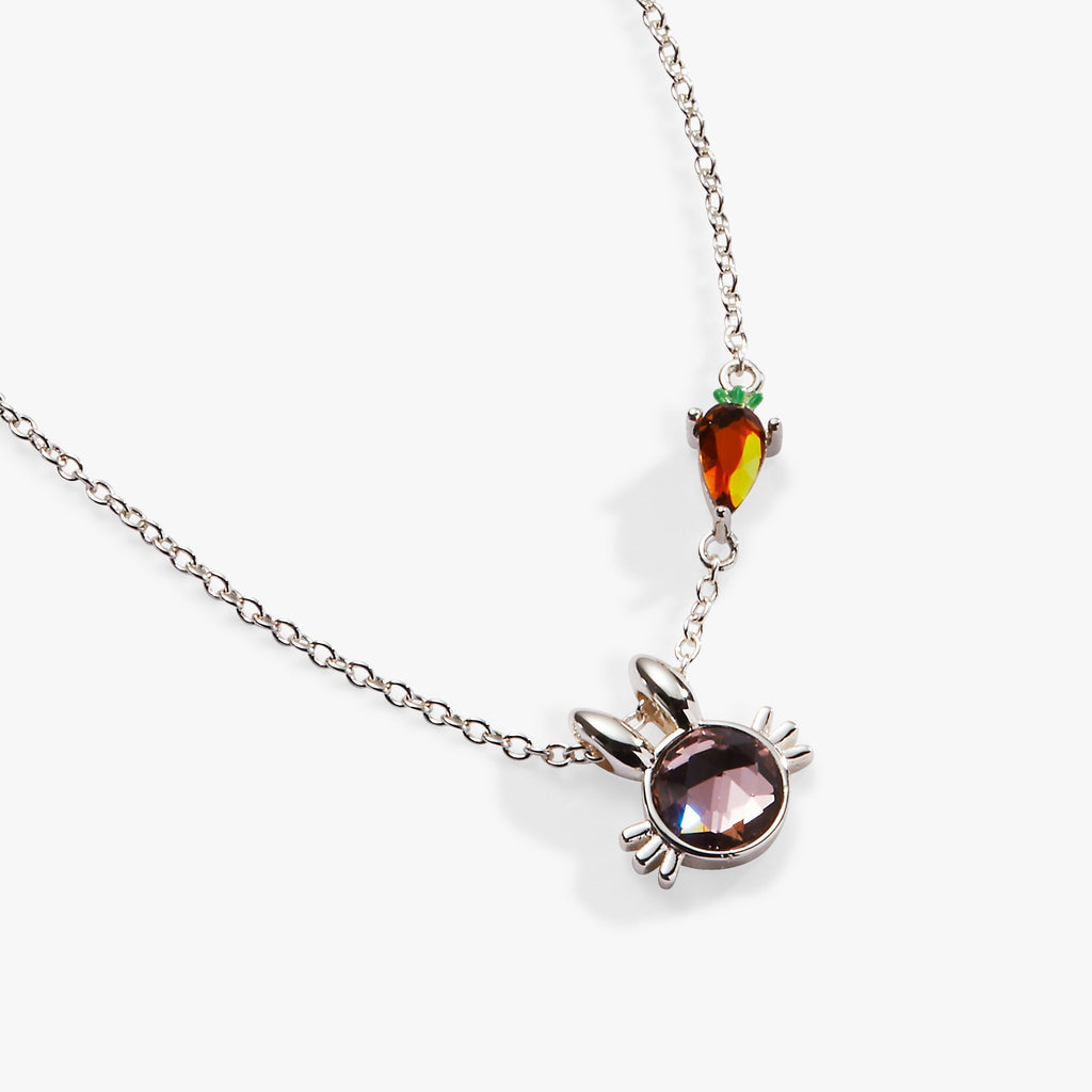 Crystal Bunny Pendant Necklace T-Shirts