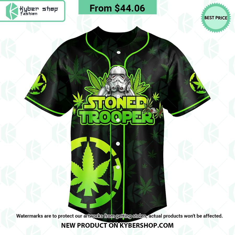 Stormtrooper Stoned Trooper CUSTOM Baseball Jersey