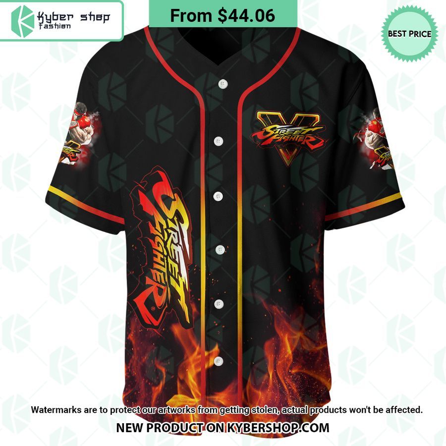 Street Fighter CUSTOM Baseball Jersey