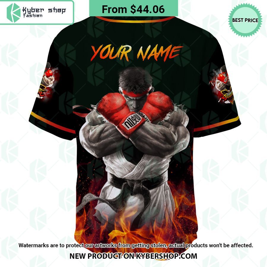 Street Fighter CUSTOM Baseball Jersey