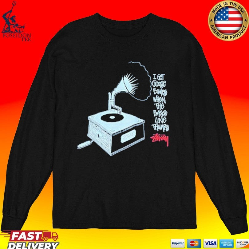 Stüssy X Gilbert Hernandez Gramophone Collab T-shirt