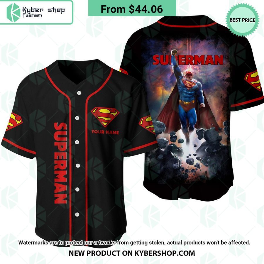 Superman CUSTOM Baseball Jersey