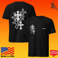 Supplier Multiple Cross Rhinestone T-shirt