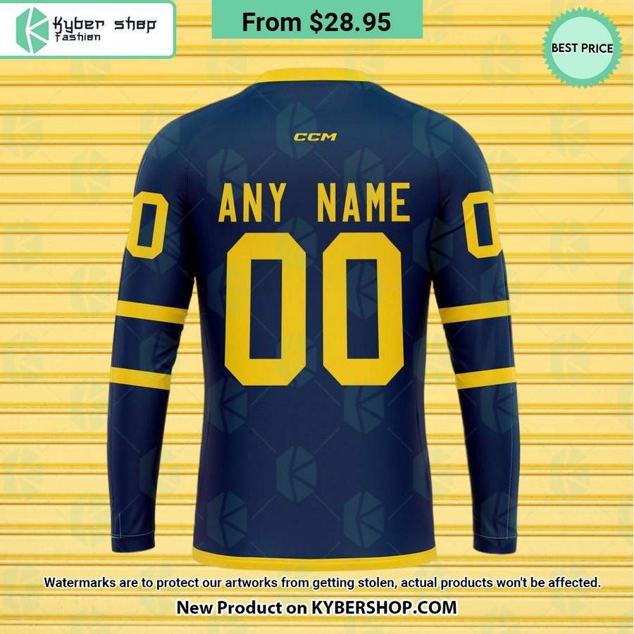 Sweden National Ice Hockey Team Navy Hoodie, Shirt