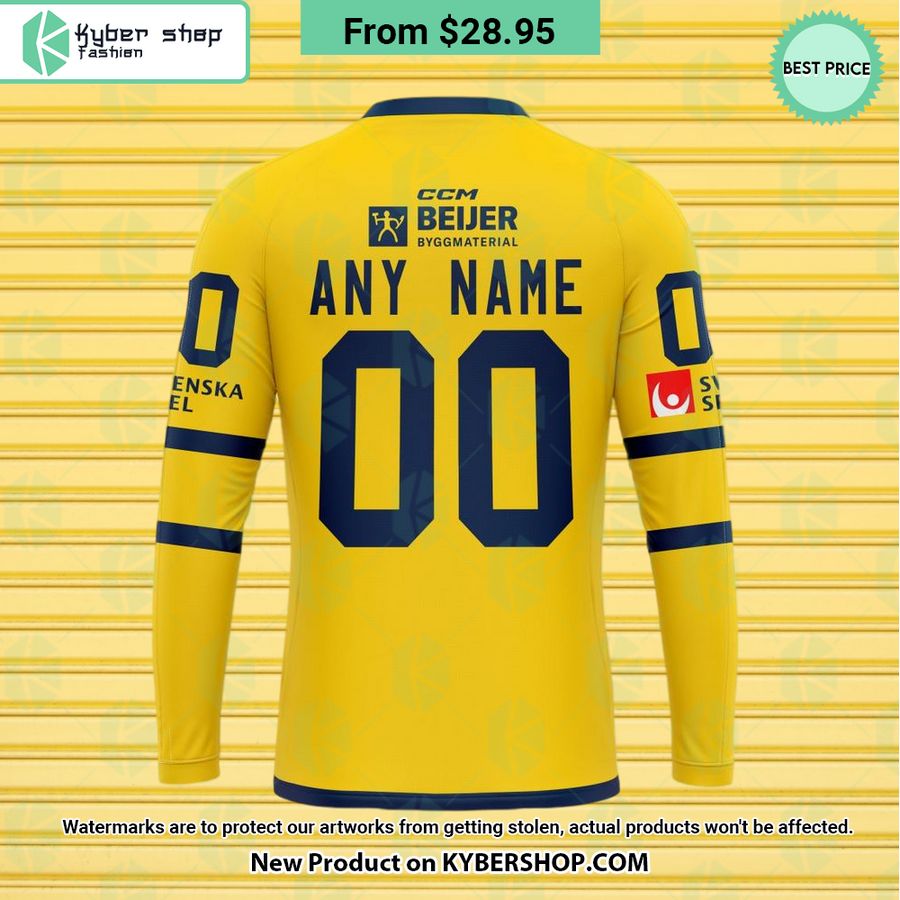Sweden National Ice Hockey Team Yellow Hoodie, Shirt