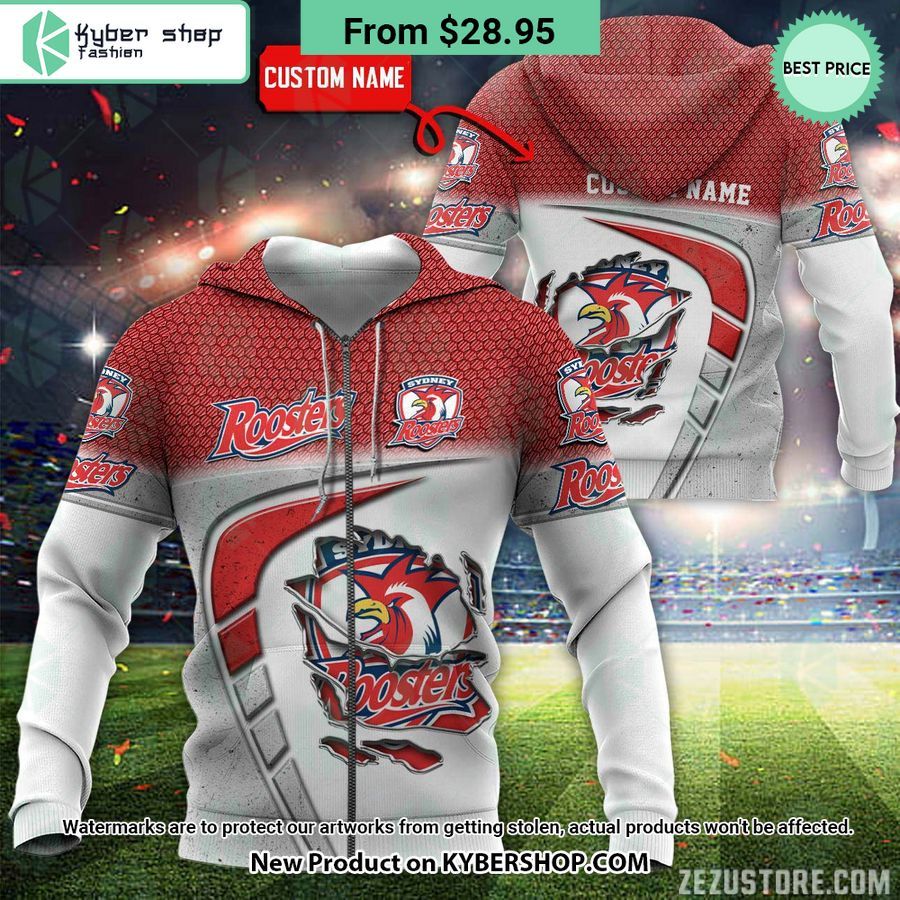 Sydney Roosters CUSTOM Hoodie