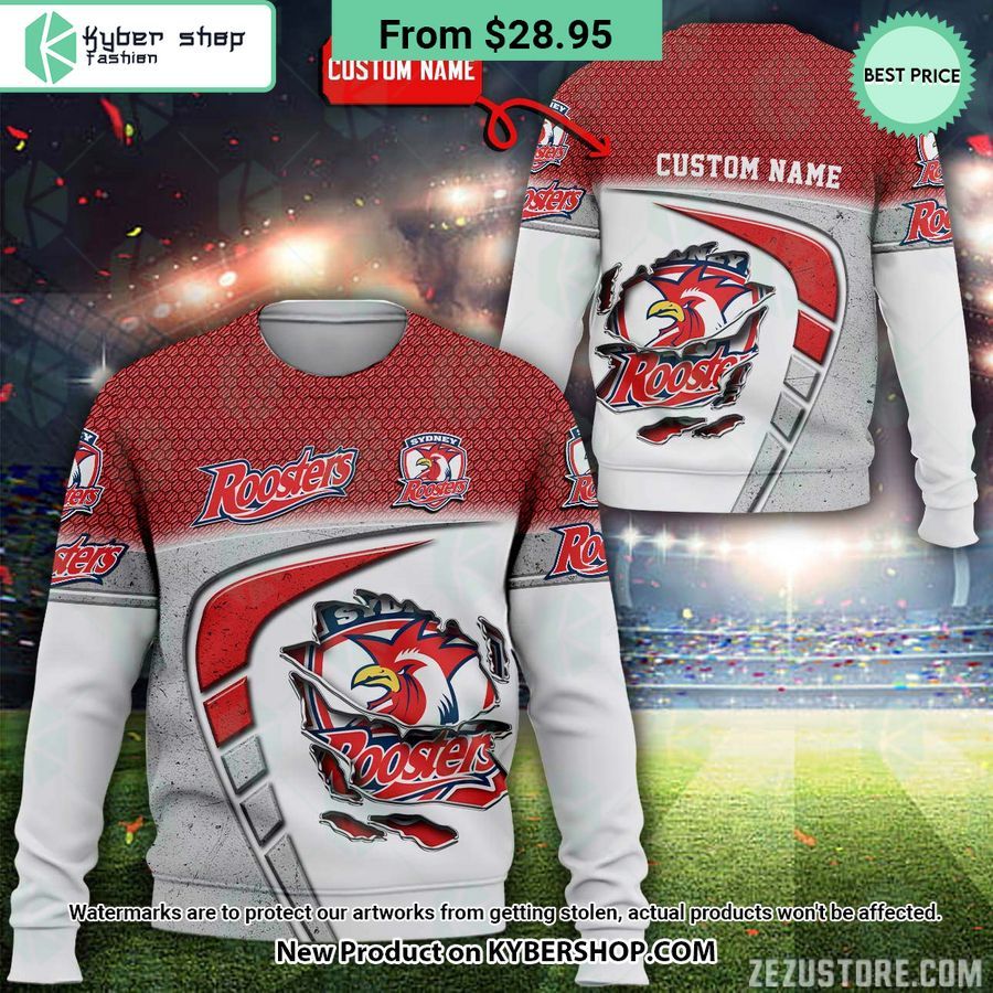 Sydney Roosters CUSTOM Hoodie