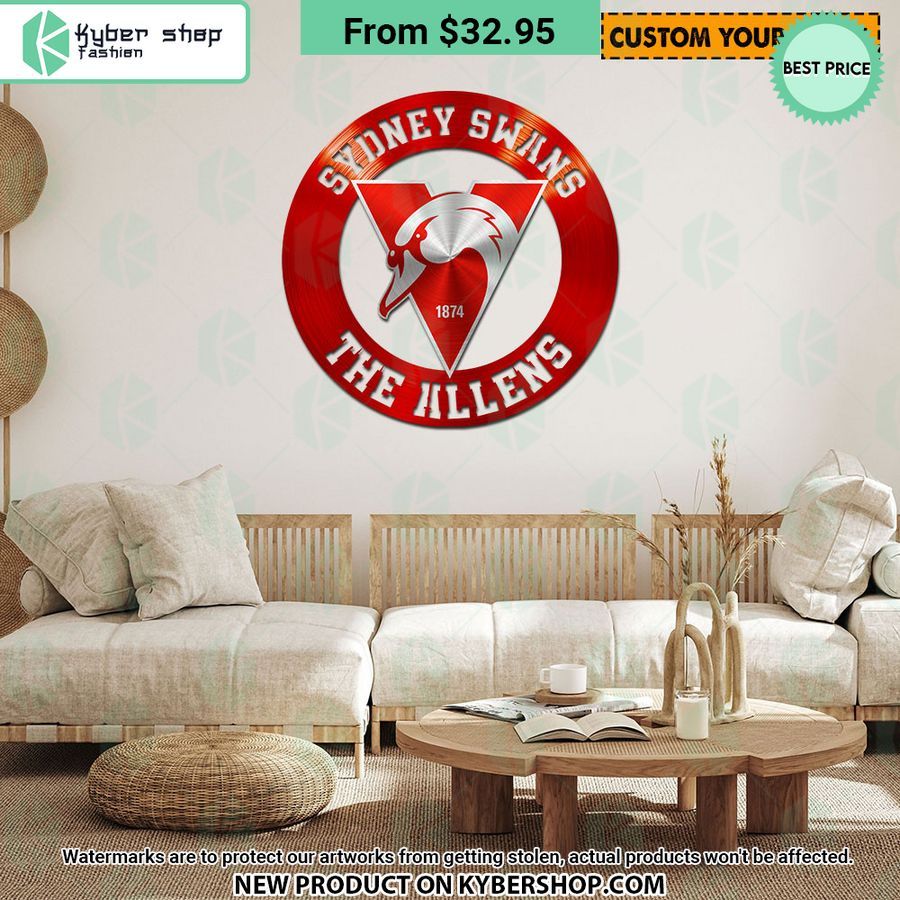 Sydney Swans CUSTOM Metal Sign