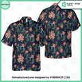 T logo flowers Hawaiian Shirt