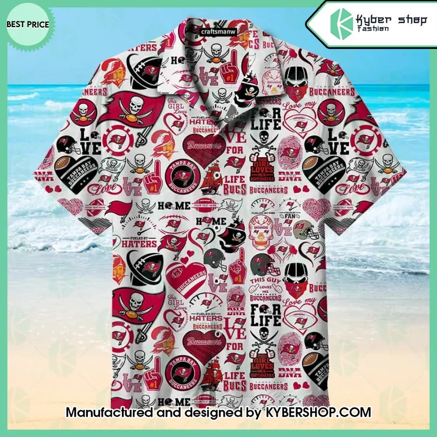 Tampa Bay Buccaneers logo Hawaiian Shirt