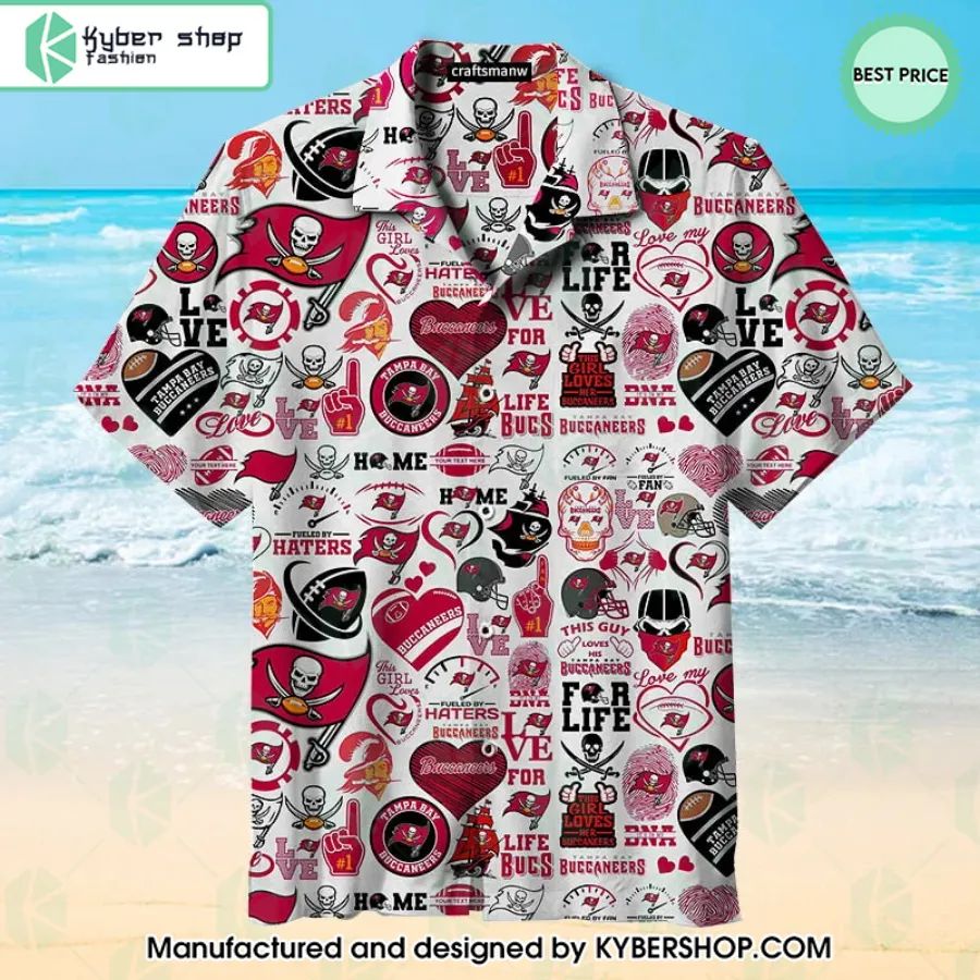 Tampa Bay Buccaneers logo Hawaiian Shirt