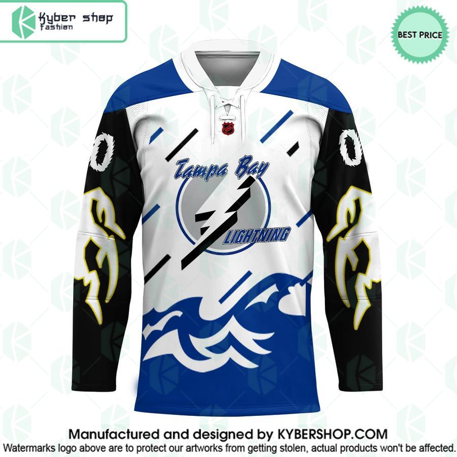 Tampa Bay Lightning Reverse Retro CUSTOM Hockey Jersey