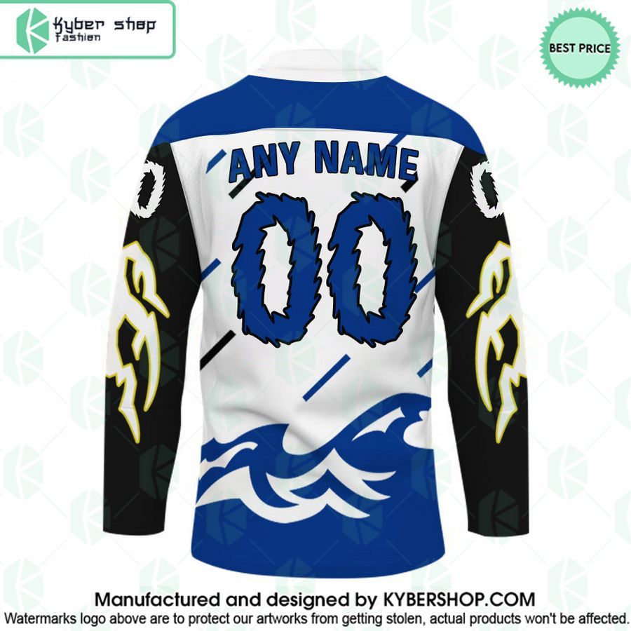 Tampa Bay Lightning Reverse Retro CUSTOM Hockey Jersey