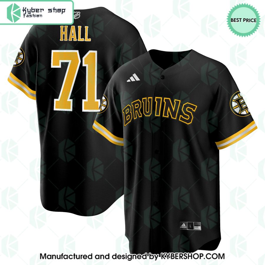 Taylor Hall Boston Bruins Baseball Jersey