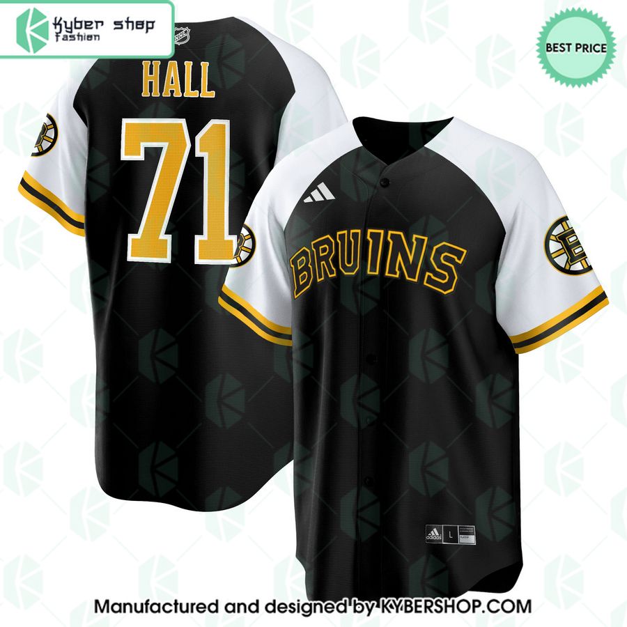 Taylor Hall Boston Bruins Baseball Jersey