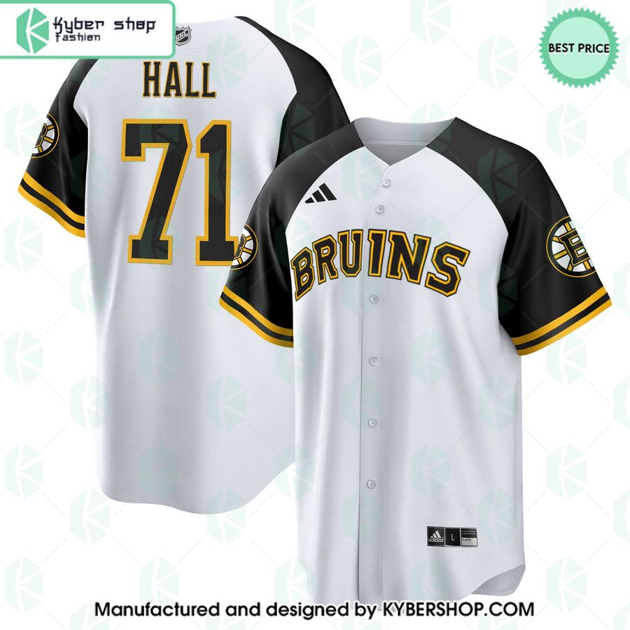 Taylor Hall Boston Bruins Baseball Jersey