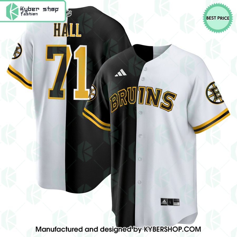 Taylor Hall Boston Bruins Baseball Jersey