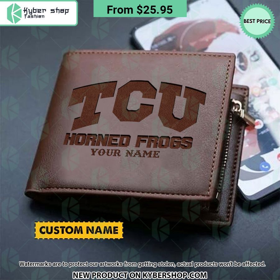 TCU Horned Frogs CUSTOM Leather Wallet