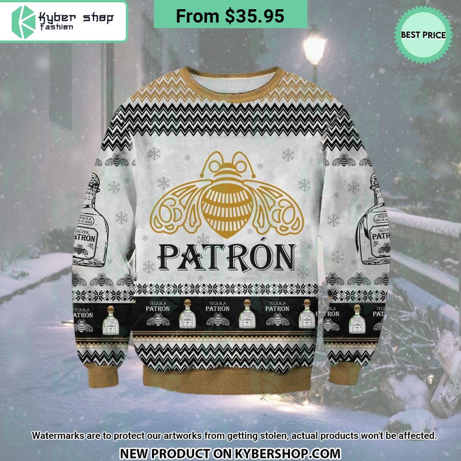Tequila Patron Christmas Sweater