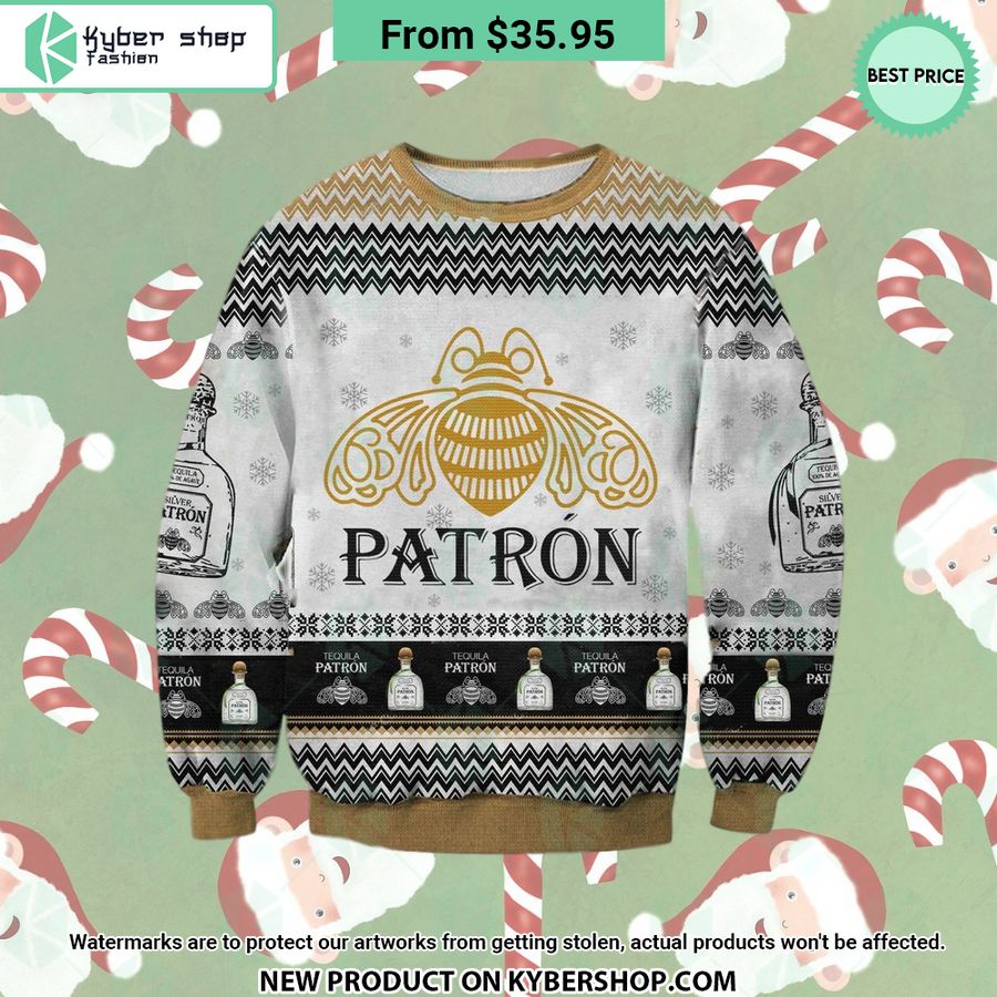 Tequila Patron Christmas Sweater