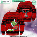 Texas Tech Red Raiders Grinch Christmas Sweater