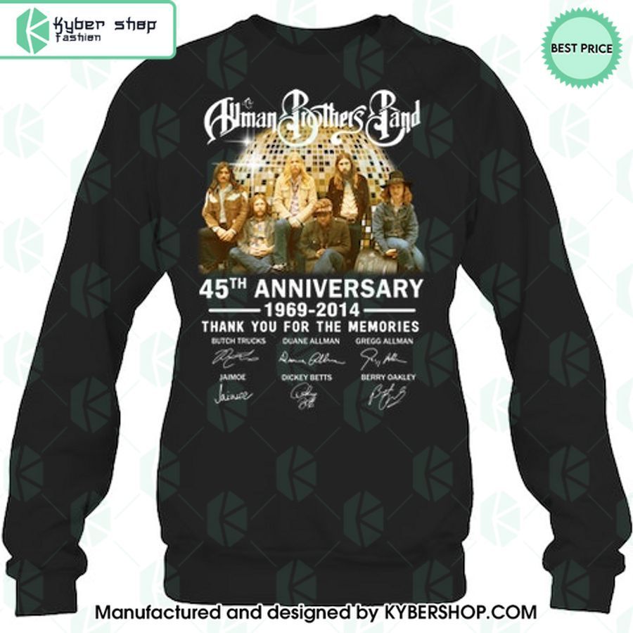 The Allman Brothers Band 45th Anniversary T Shirt