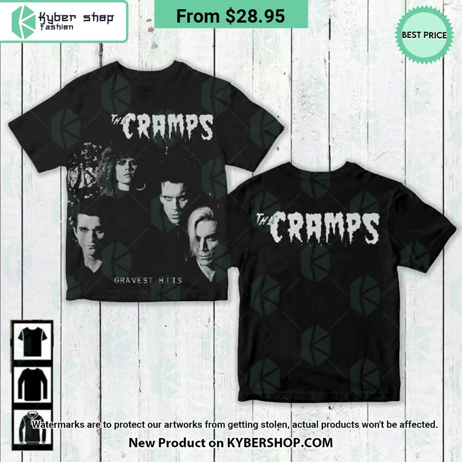 The Cramps Gravest Hits Album Cover Shirt