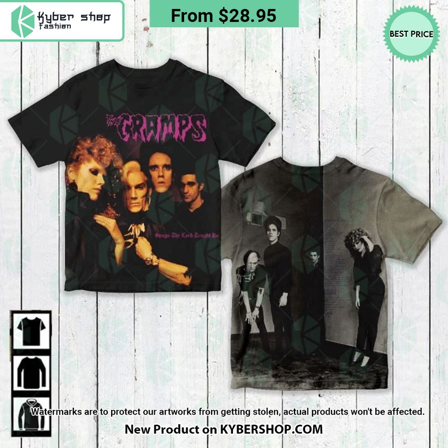 The Cramps Songs The Lord Taught Us Album Cover Shirt