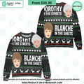 The Golden Girls Dorothy Blanche In The Sheets Ugly Christmas Sweater