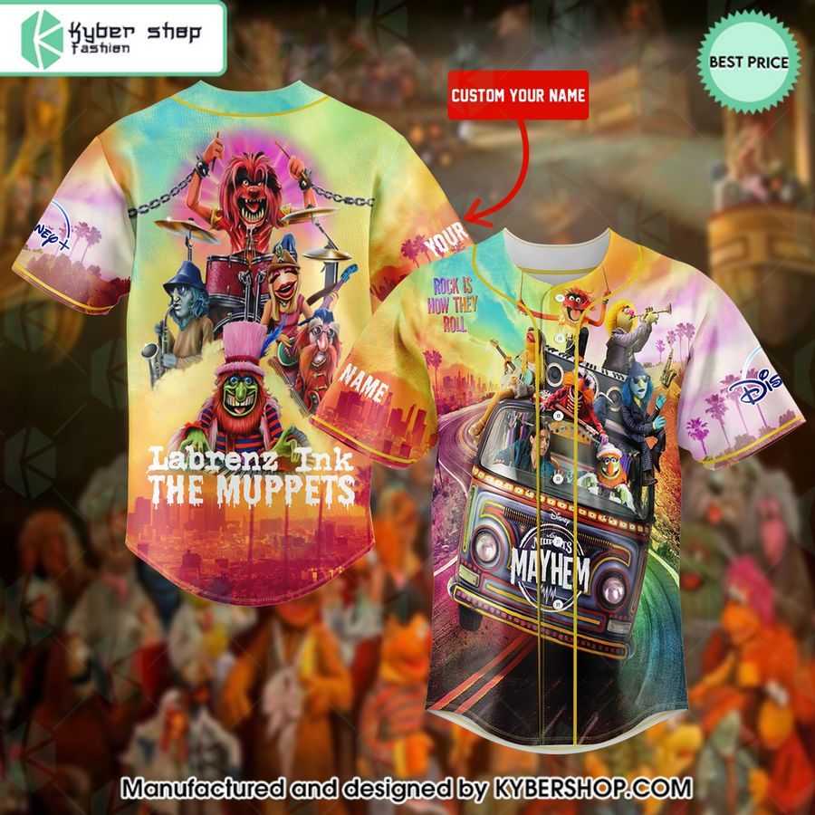 The Muppets Mayhem CUSTOM Baseball Jersey