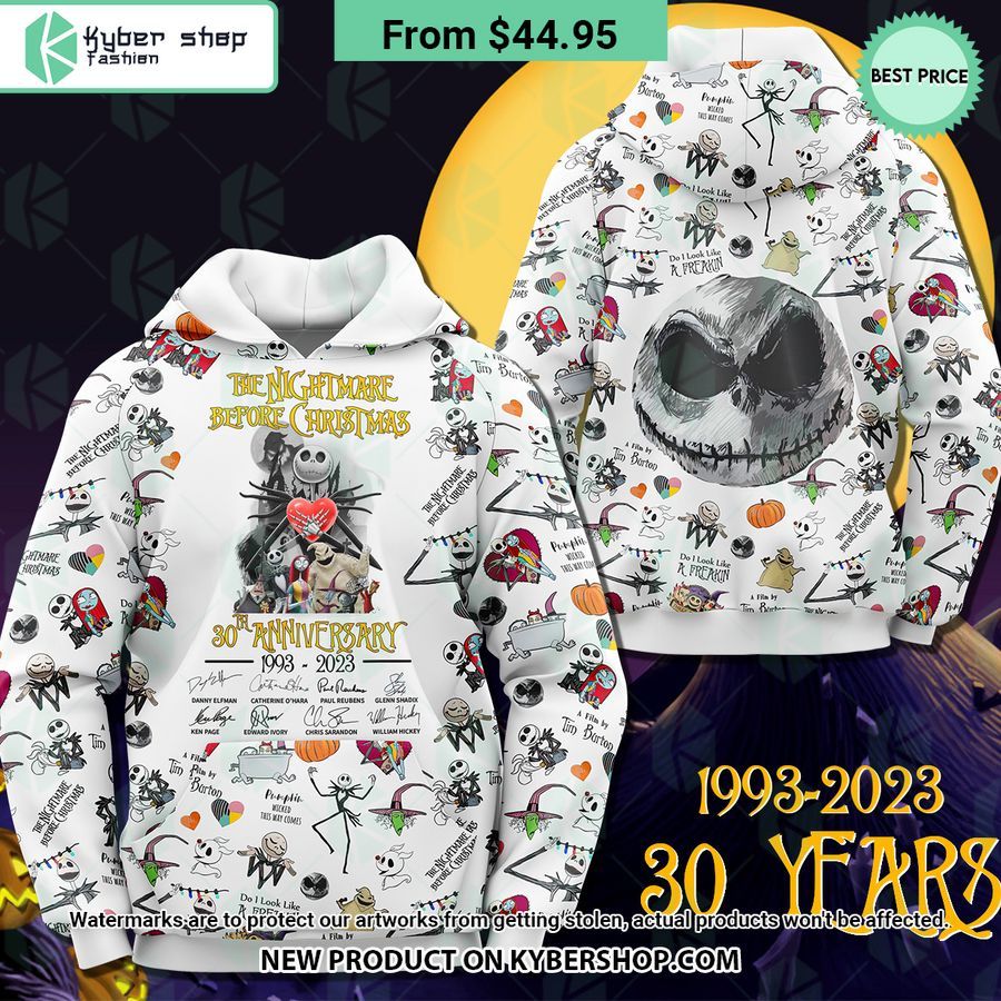 The Nightmare Before Christmas 30th Anniversary Hoodie