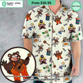 The Rock-afire Explosion Pattern Hawaiian Shirt