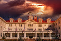 The Stanley Hotel Print Unisex , , , Long Sleeve Tee