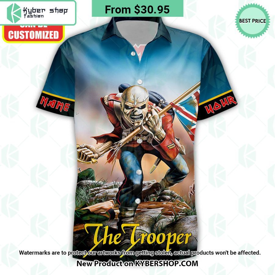 The Trooper Iron Maiden Hawaiian Shirt