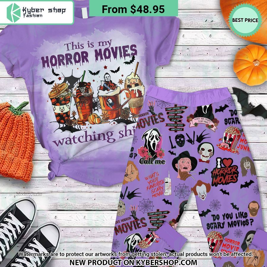 This Is My Horror Movies Watching Shirt Pajama Sets