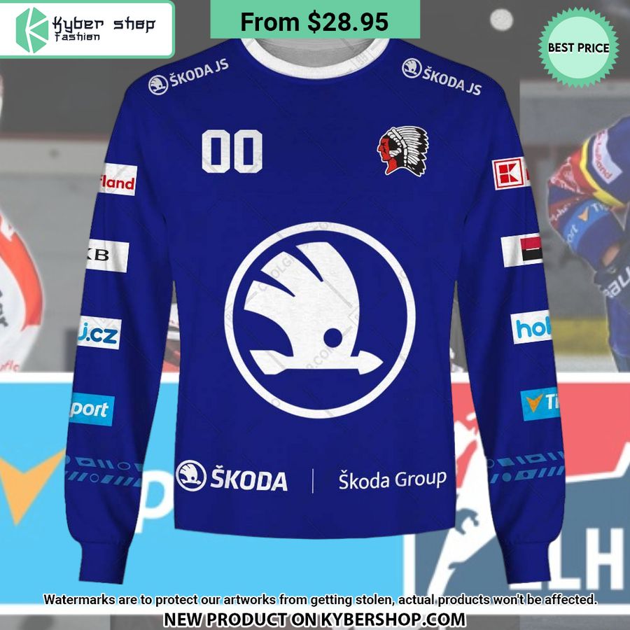 Tipsport Extraliga HC Skoda Plzen Jersey Style CUSTOM Hoodie