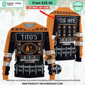 Titos Custom Name Ugly Christmas Sweater