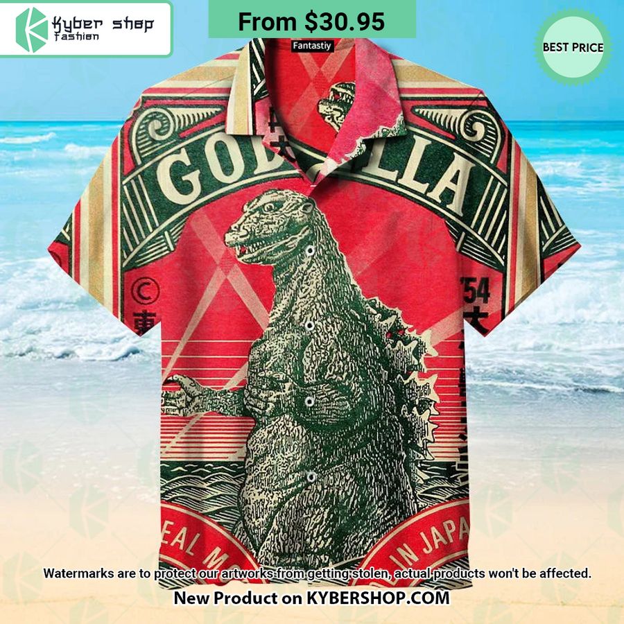 Toho Godzilla Hawaiian Shirt