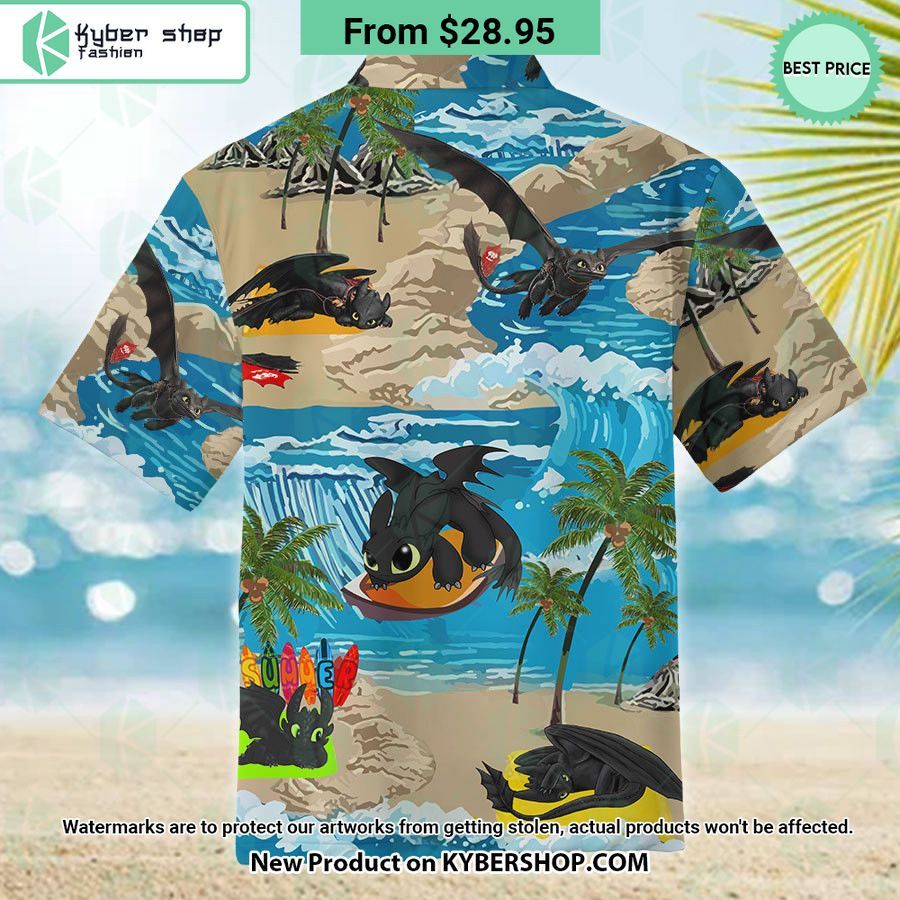 Toothless How To Train Your Dragon Hawaiian Shirt Shorts