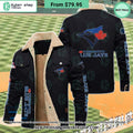 Toronto Blue Jays MLB Fleece Leather Jacket