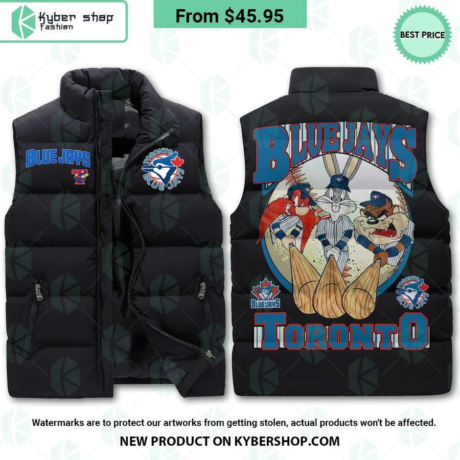 Toronto Blue Jays Sleeveless Puffer Down Jacket