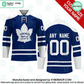 Toronto Maple Leafs Reverse Retro CUSTOM Hockey Jersey