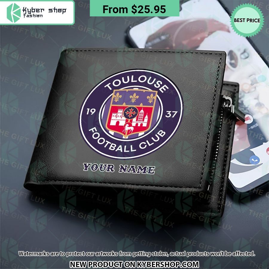 Toulouse FC CUSTOM Leather Wallet