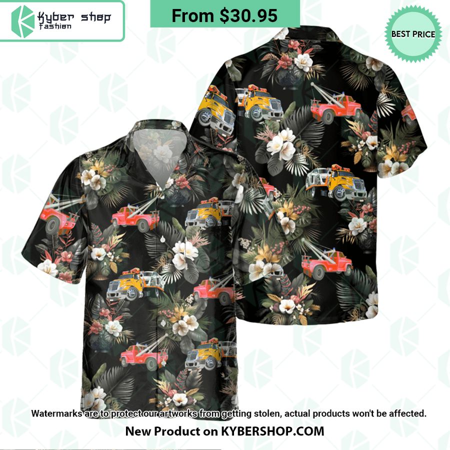 Tow Truck Operator Hawaiian Shirt