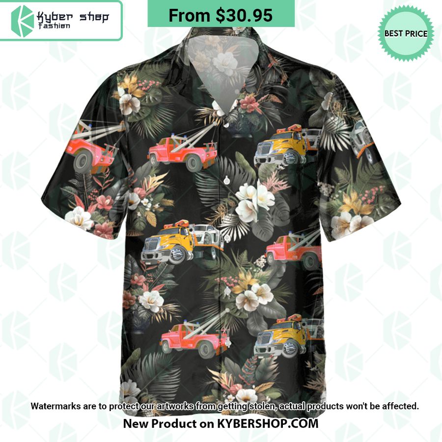 Tow Truck Operator Hawaiian Shirt