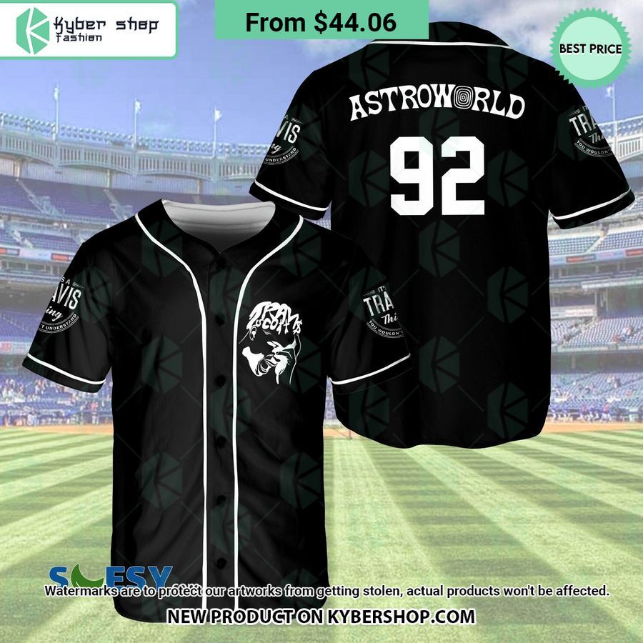 Travis Scott Astroworld 92 Baseball Jersey