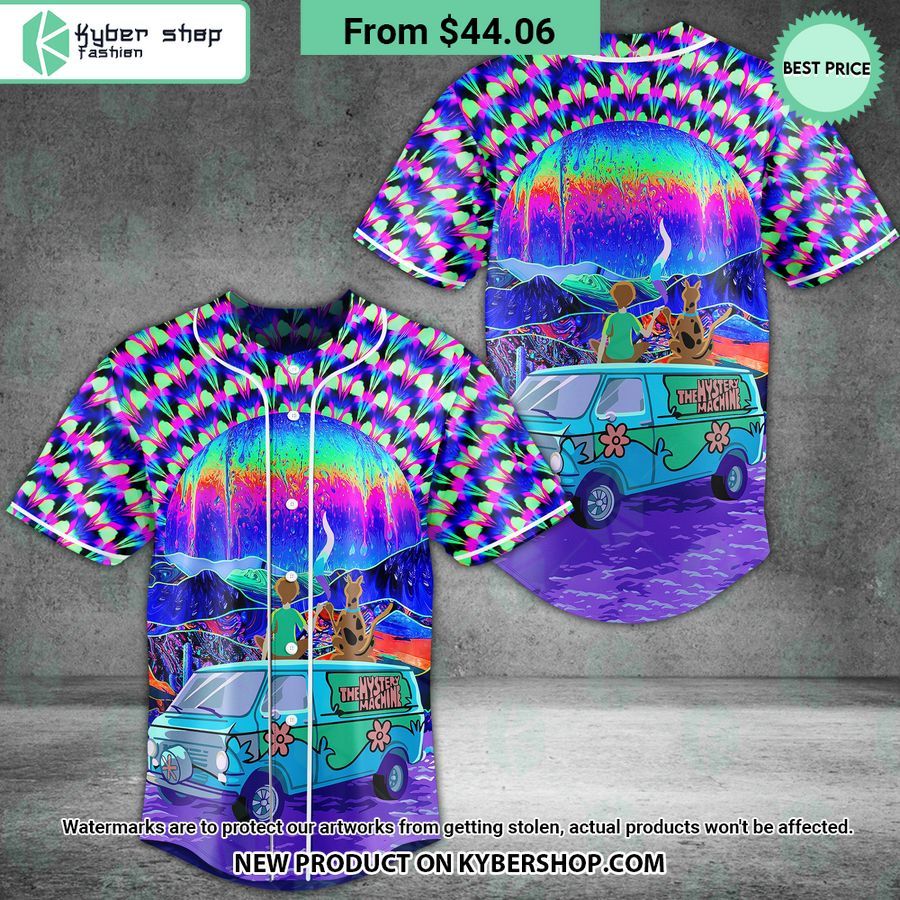 Trippy Scoobie Doo Baseball Jersey
